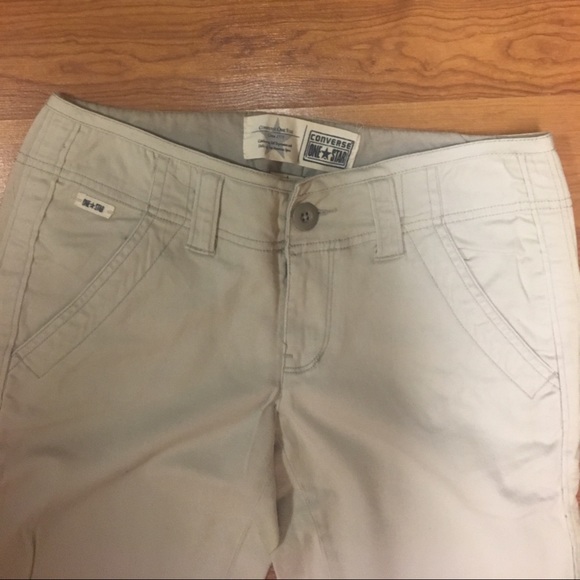 Light khaki Converse casual pants size 4 - Picture 2 of 3